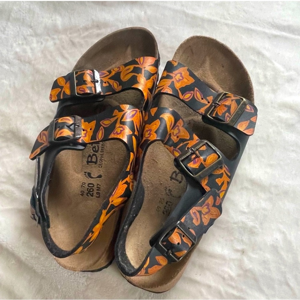 Birkenstock Betula western floral slingback sandals